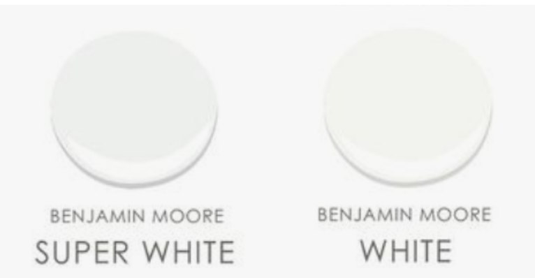 Benjamin Moore White Paints amples