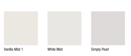 Vanilla Mist_White Mist -Simply Pearl Dulux Paints