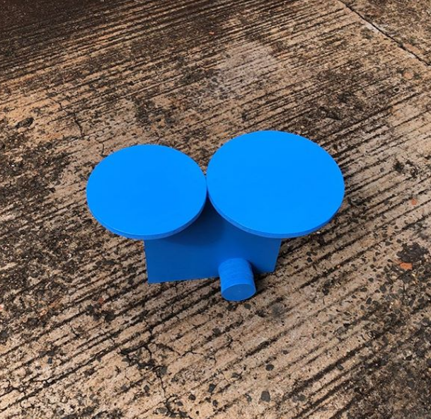 Achuli Design_Blue Stool