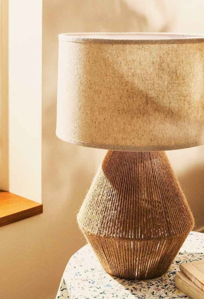 Zara Home Jute Lamp