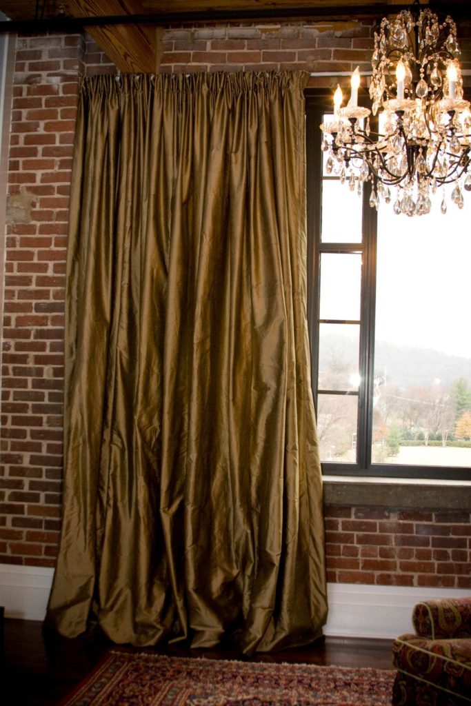 GOLDEN SILK CURTAINS