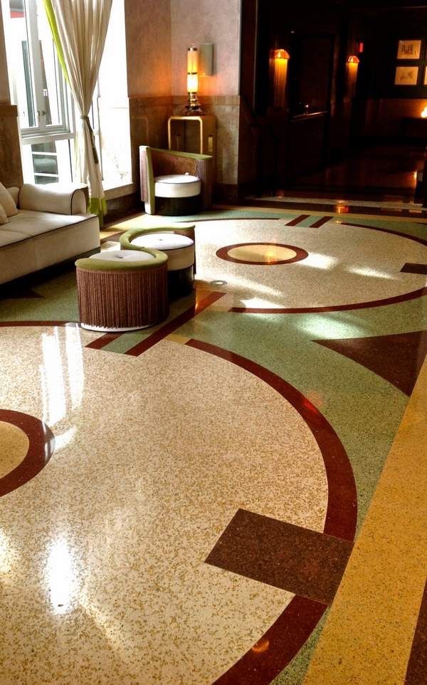 Flooring terrazzo